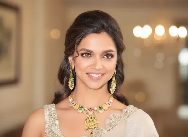 Antique_Matte_Gold_Hasadi_Necklace_Set_with_Multicolor_Stones_&_Earrings