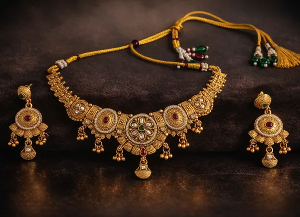 Gold_Finish_Temple_Necklace_Set_with_Ruby-Emerald_Stones