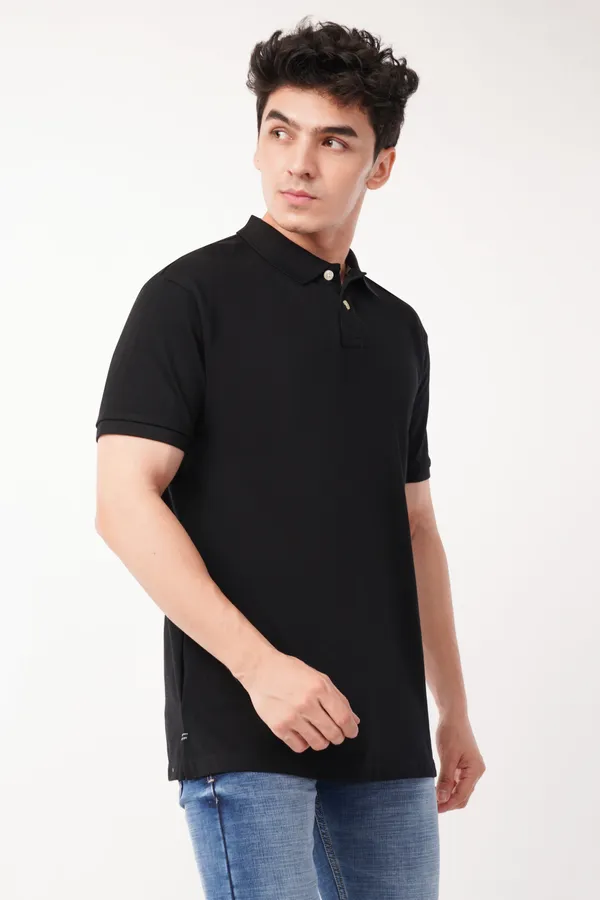 Black_Premium_Polo_Cotton_T-Shirt_For_Men