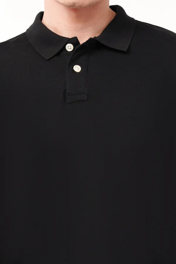 Black_Premium_Polo_Cotton_T-Shirt_For_Men
