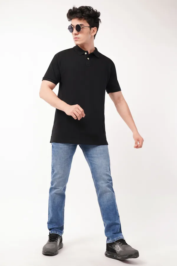 Black_Premium_Polo_Cotton_T-Shirt_For_Men