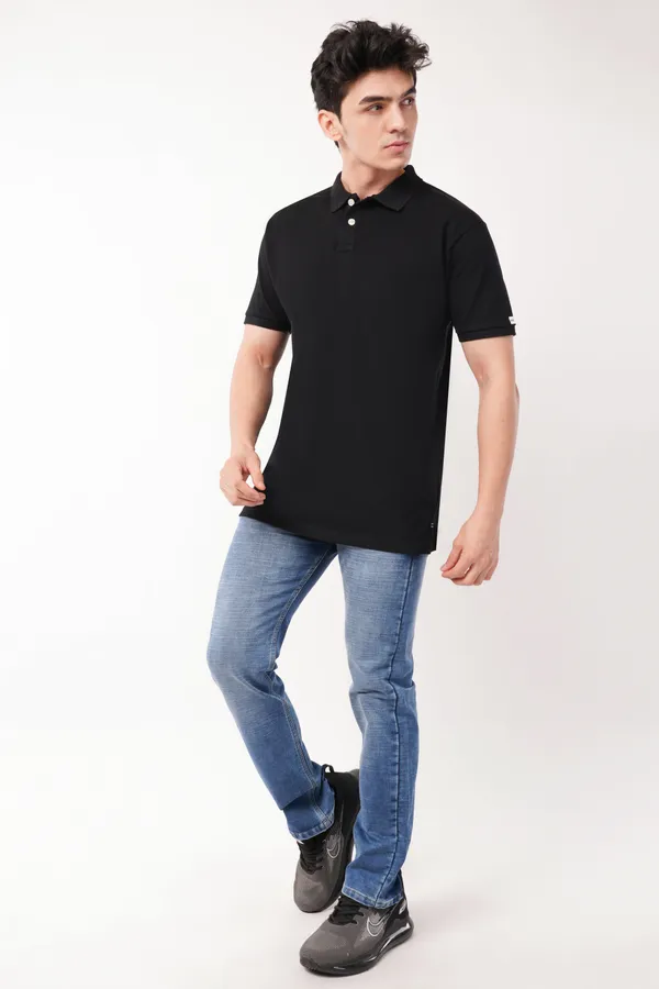 Black_Premium_Polo_Cotton_T-Shirt_For_Men