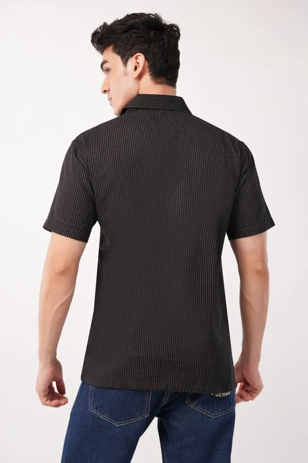 Black_Premium_Striped_Zip-Up_Shirt_For_Men