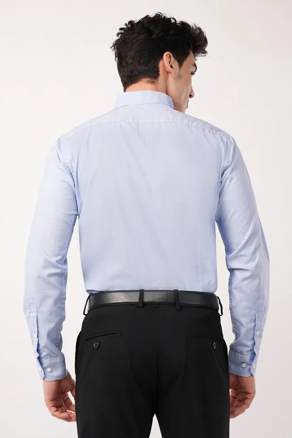 Sky_Blue_Premium_Classic_Oxford_Shirt_For_Men