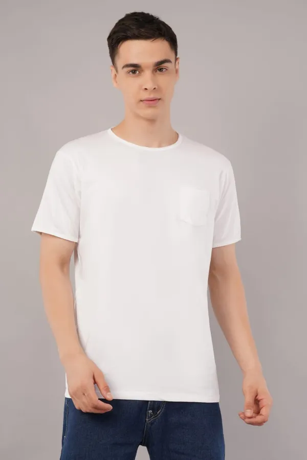 White_Classic_Pocket_T-Shirt_For_Men