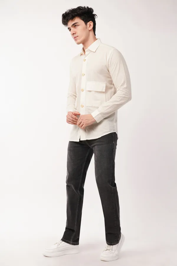 Off-White_Double_Pocket_Full_Sleeves_Shirt_For_Men