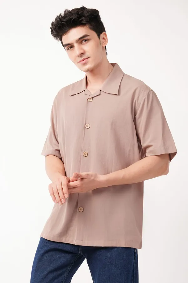 Taupe_Elite_Luxe_Soft_Cotton_Shirt_For_Men