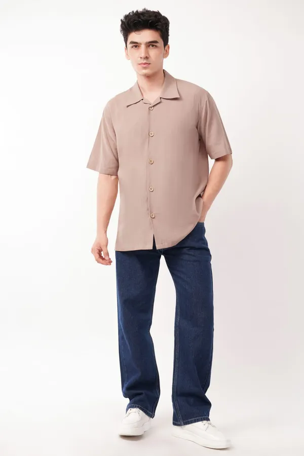 Taupe_Elite_Luxe_Soft_Cotton_Shirt_For_Men