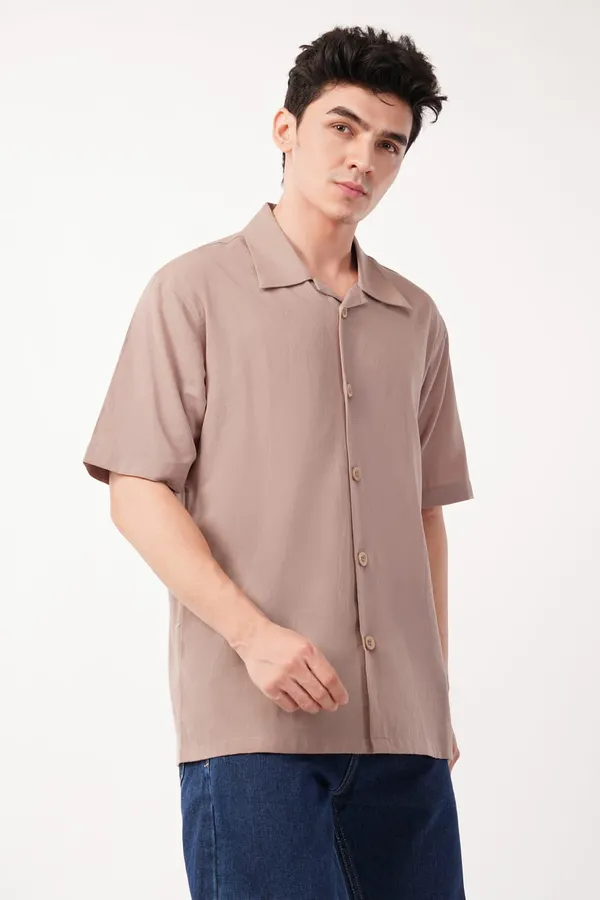Taupe_Elite_Luxe_Soft_Cotton_Shirt_For_Men