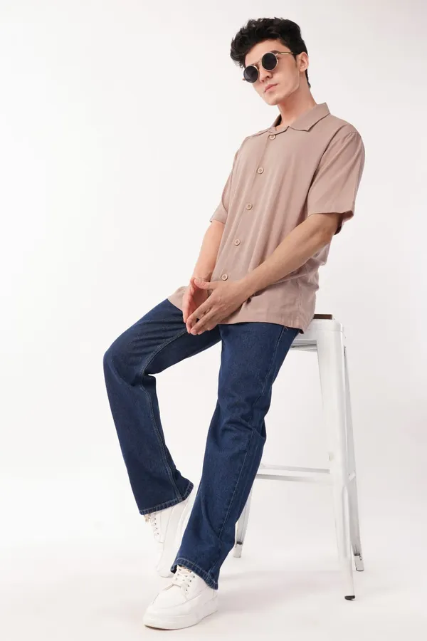 Taupe_Elite_Luxe_Soft_Cotton_Shirt_For_Men