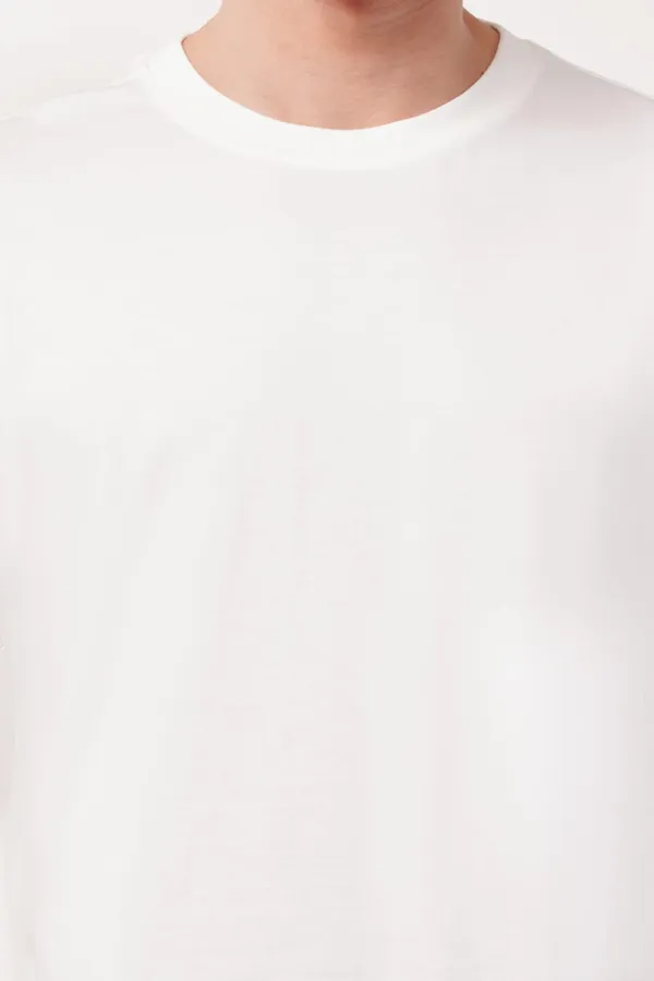 White_Essential_Classic_Supima_Cotton_T-Shirt_For_Men