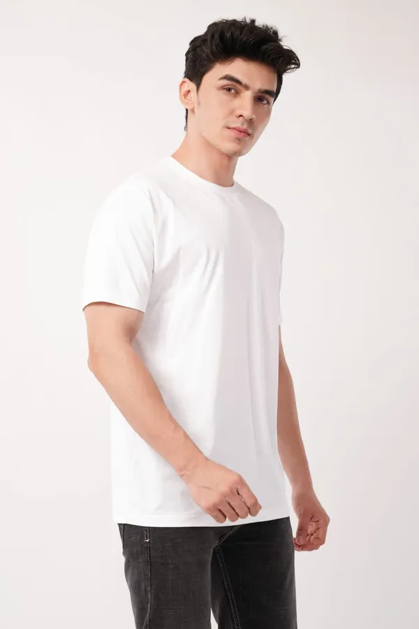 White_Essential_Classic_Supima_Cotton_T-Shirt_For_Men