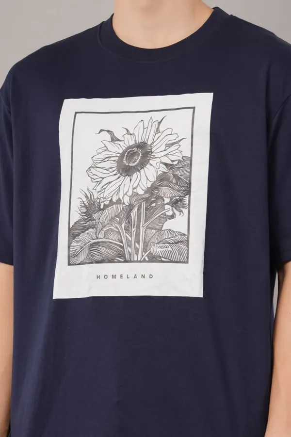 Yellow_Homeland_Sunflower_Graphic_T-Shirt_For_Men