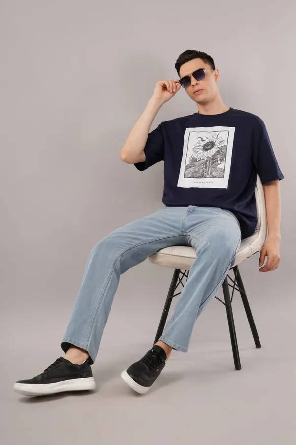 Yellow_Homeland_Sunflower_Graphic_T-Shirt_For_Men