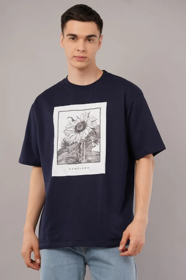Yellow_Homeland_Sunflower_Graphic_T-Shirt_For_Men