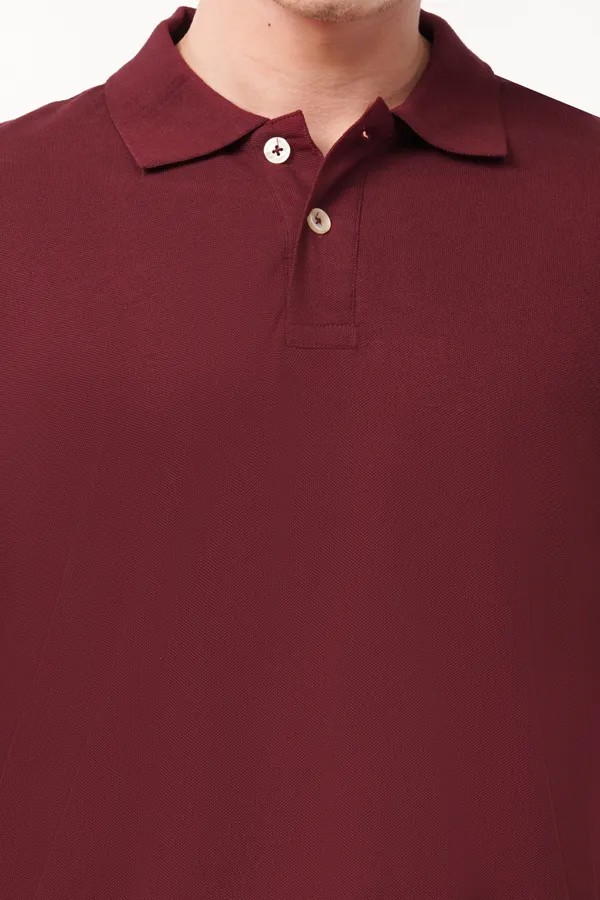 Maroon_Premium_Polo_T-Shirt_For_Men