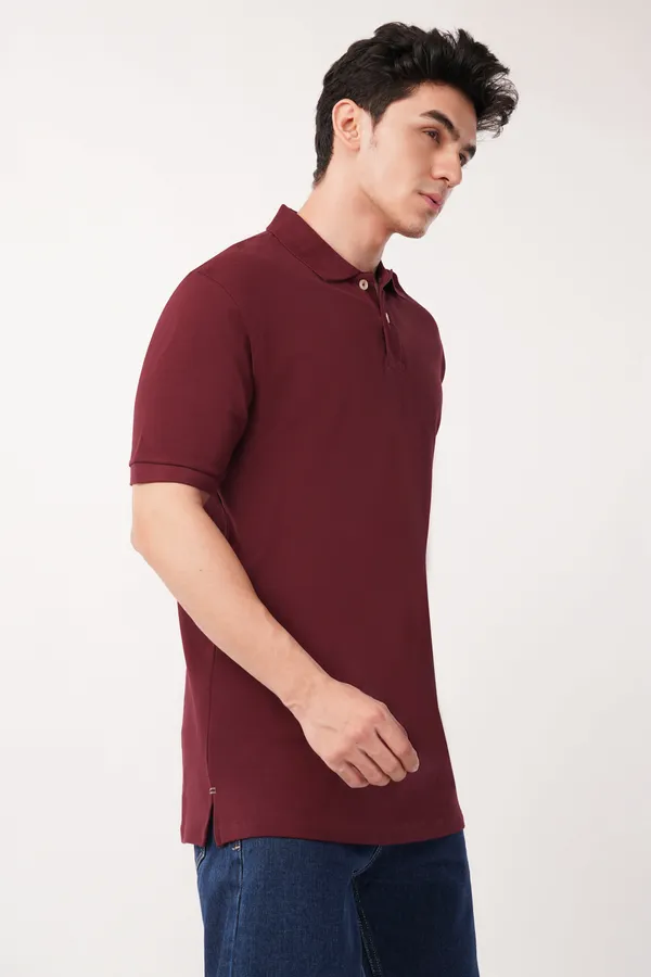 Maroon_Premium_Polo_T-Shirt_For_Men
