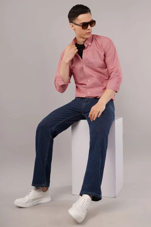 Pink_Coral_Cotton_Formal_Shirt_For_Men