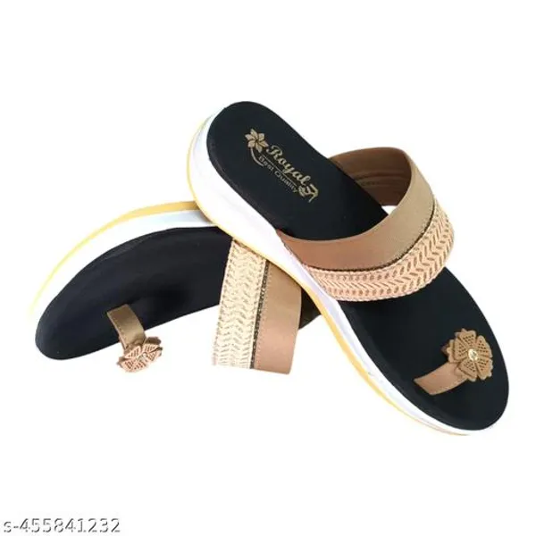 Zrina_Pato_Brown_And_Off-White_Faux_Leather_Sandal_For_Women