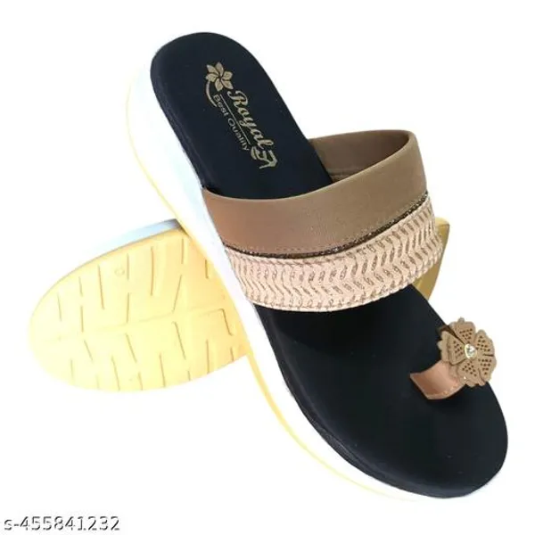 Zrina_Pato_Brown_And_Off-White_Faux_Leather_Sandal_For_Women