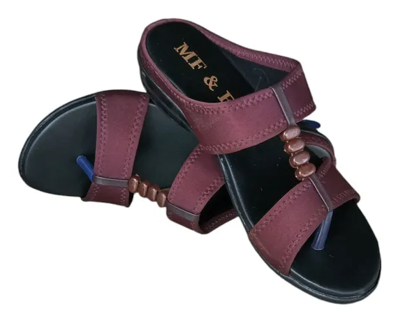 Marun__3_Moti__Faux_Leather_Premium_&_Elegant_Casual_Sandal_For_Women