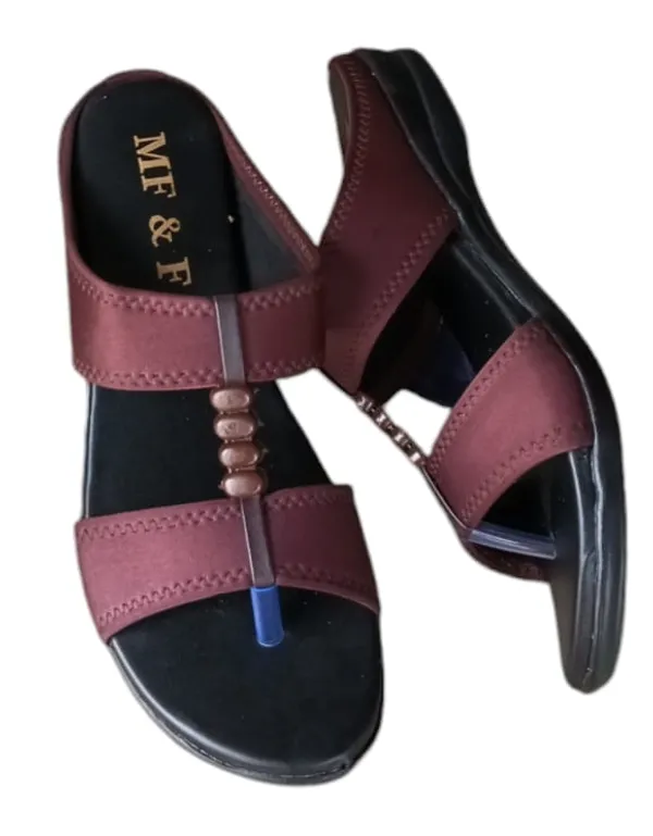 Marun__3_Moti__Faux_Leather_Premium_&_Elegant_Casual_Sandal_For_Women