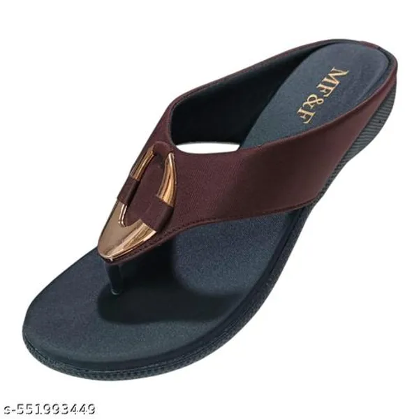 Brown_(_Anda_Bukal)_Faux_Leather_Flip_Flops_For_Women