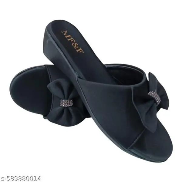 Black_Slider_Batarfly_Faux_Leather_Heels_For_Women