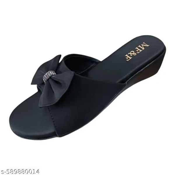 Black_Slider_Batarfly_Faux_Leather_Heels_For_Women