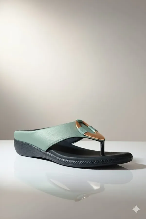 Green_(Anda_Bukal)_Faux_Leather_Flats_For_Women
