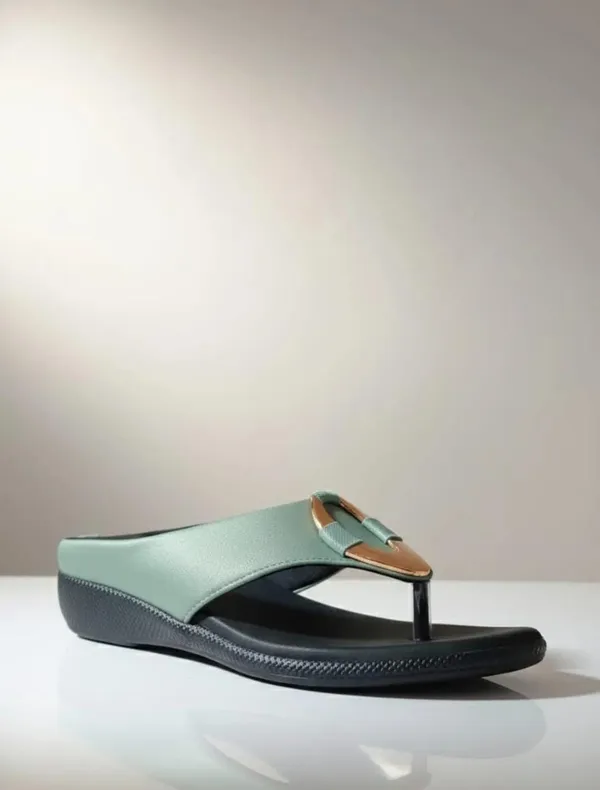 Green_(Anda_Bukal)_Faux_Leather_Flats_For_Women