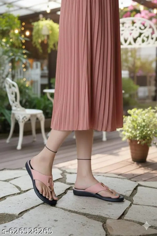 Peach_(Anda_Bukal)_Faux_Leather_Sandal_For_Women