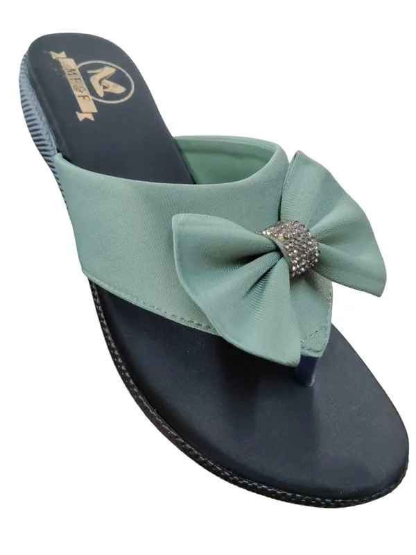 Green_Batarfly_Faux_Leather_Premium_&_Elegant_Casual_Sandal_For_Women