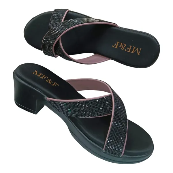 Black_Cross_Pata_Faux_Leather_Premium_&_Elegant_Casual_Sandal_For_Women