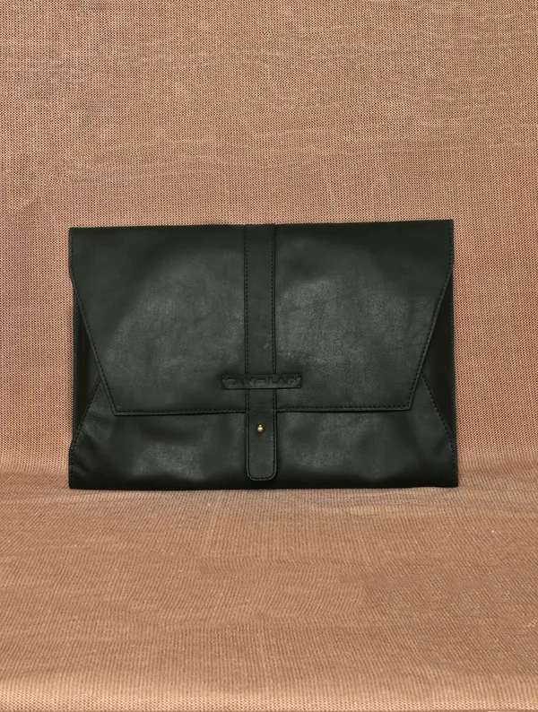 Charcoal_Green_Envelope_Laptop_Sleeve