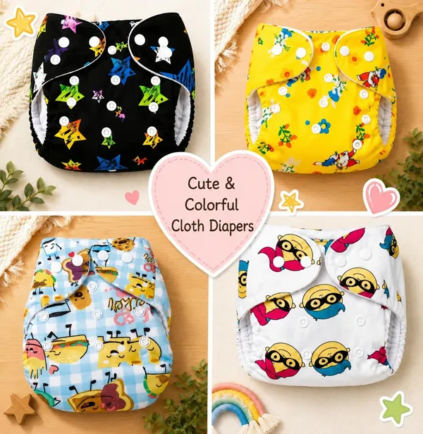 Multicolor_Reusable_Diaper_(4_Pieces)