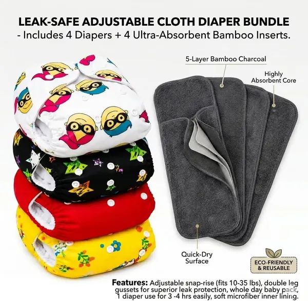 Multicolor_Reusable_Diaper_(4_Pieces)