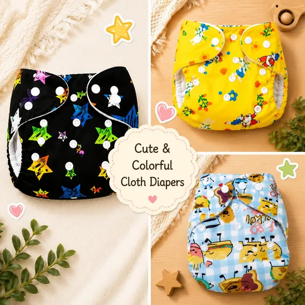 Multicolor_Reusable_Diaper_(3_Pieces),_White,_Yellow_&_Black