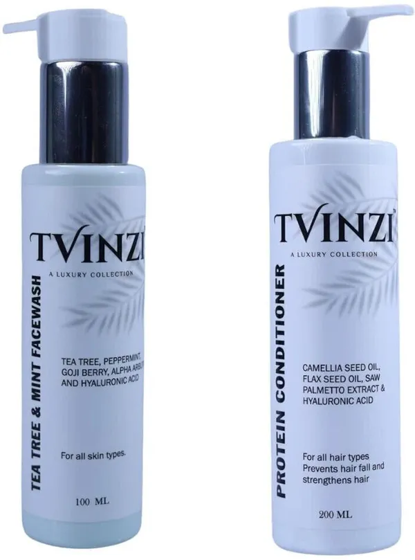 Pack_Of_2_Tea_Tree_&_Mint_Face_Wash-(100ML)_And_Protien_Conditioner-(200ML)_Combo_Kit