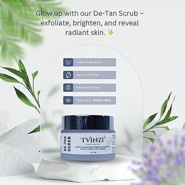 Pack_Of_2_Tea_Tree_Shower_Gel-(200ML)_And_De-Tan-Scrub-(50Gm)_Combo_Kit