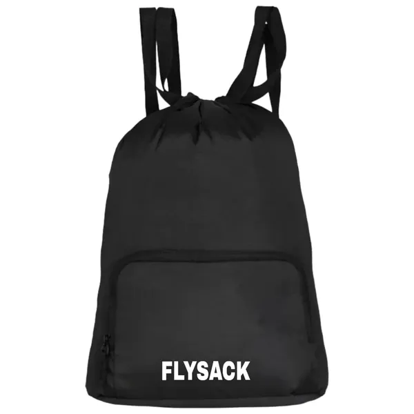 Drawstring_Backpack,_Royal_Blue_With_Black_Straps,_Lightweight_Sports_Gym_Bag_Front_Zipper_Pocket