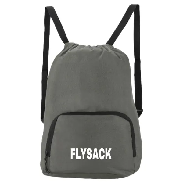 Drawstring_Backpack,_Royal_Blue_With_Black_Straps,_Lightweight_Sports_Gym_Bag_Front_Zipper_Pocket