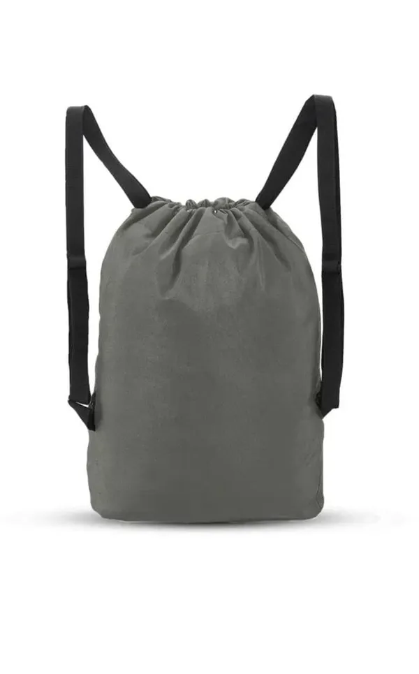 Drawstring_Backpack,_Royal_Blue_With_Black_Straps,_Lightweight_Sports_Gym_Bag_Front_Zipper_Pocket