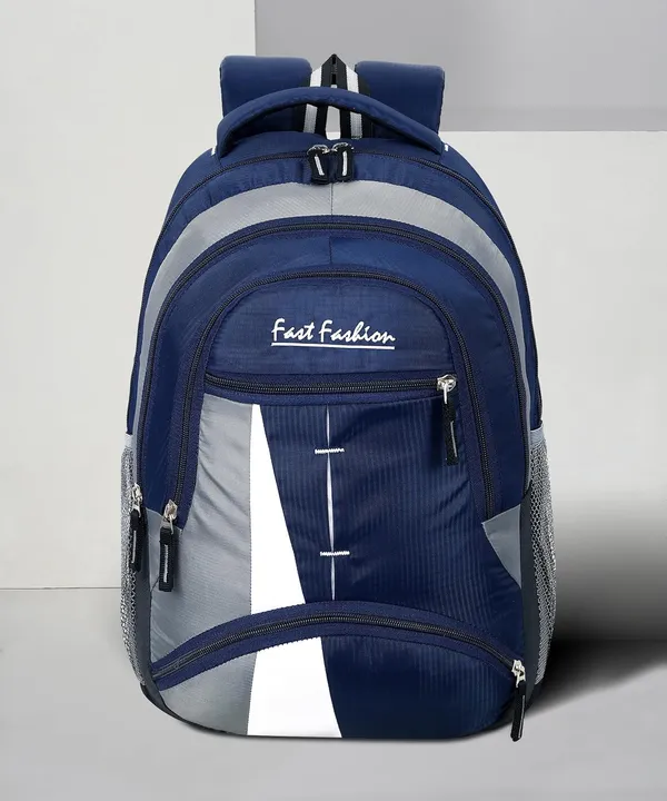 30L_Laptop_Backpack_Medium_Bagpack_School_College_Travel_Bag_Office_Bag,Blue_&_Grey