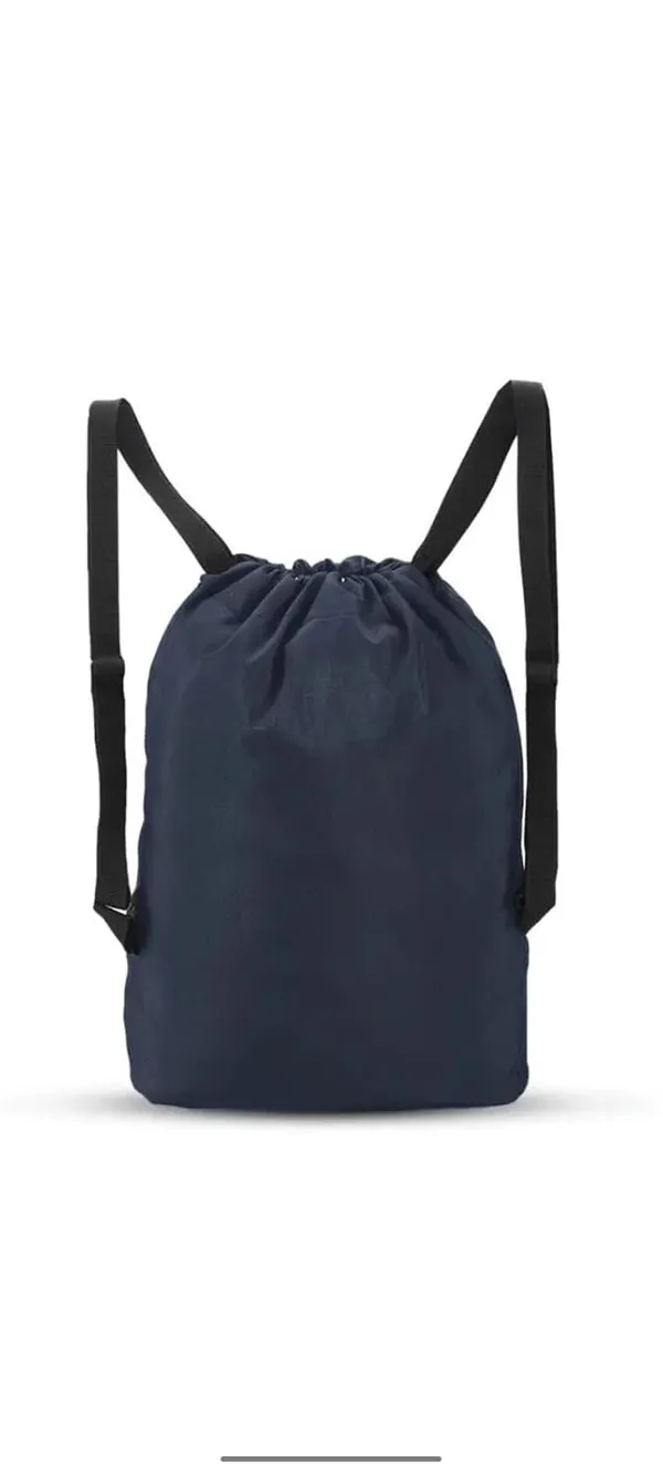 Drawstring_Backpack,_Royal_Blue_With_Black_Straps,_Lightweight_Sports_Gym_Bag_Front_Zipper_Pocket