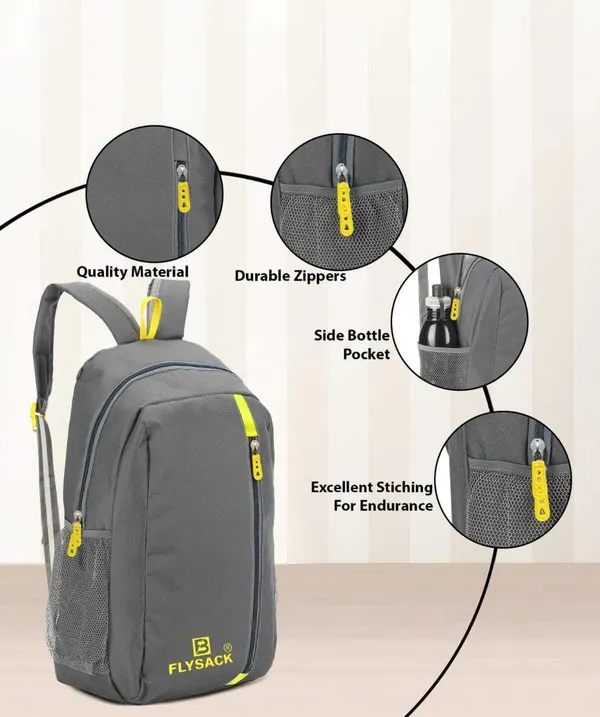 Medium_22_L_Small_Backpack_Casual_Bag_Tuition_Picnic_Daypack(Grey)