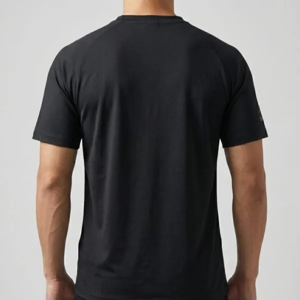 Black_Half_Zip_Sports_T-Shirt_for_Men