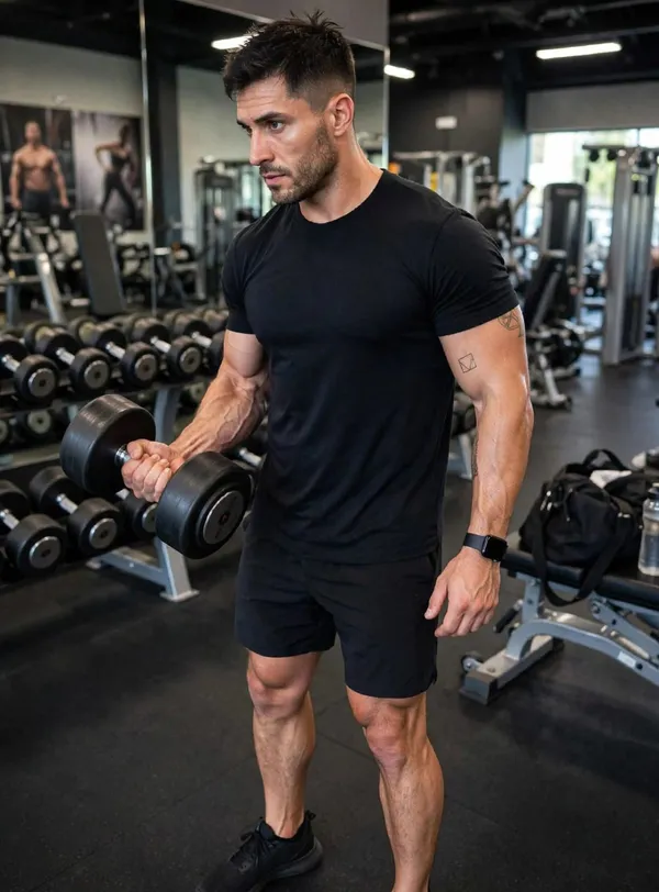 Black_Regular_fit_sports_T-Shirt_for_men