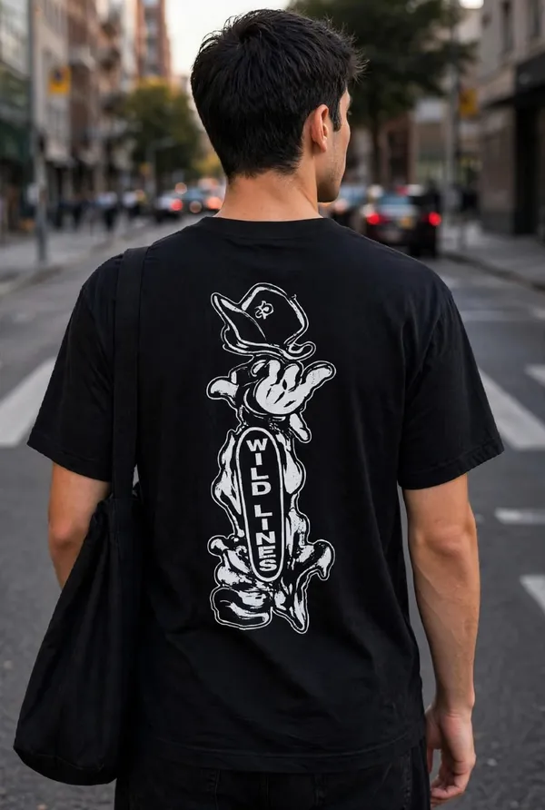 Black_Regular_Fit_Graphic_T-Shirt_for_unisex