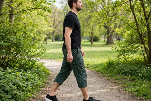 Green_Cargo_Knee-Length_Shorts_for_Men
